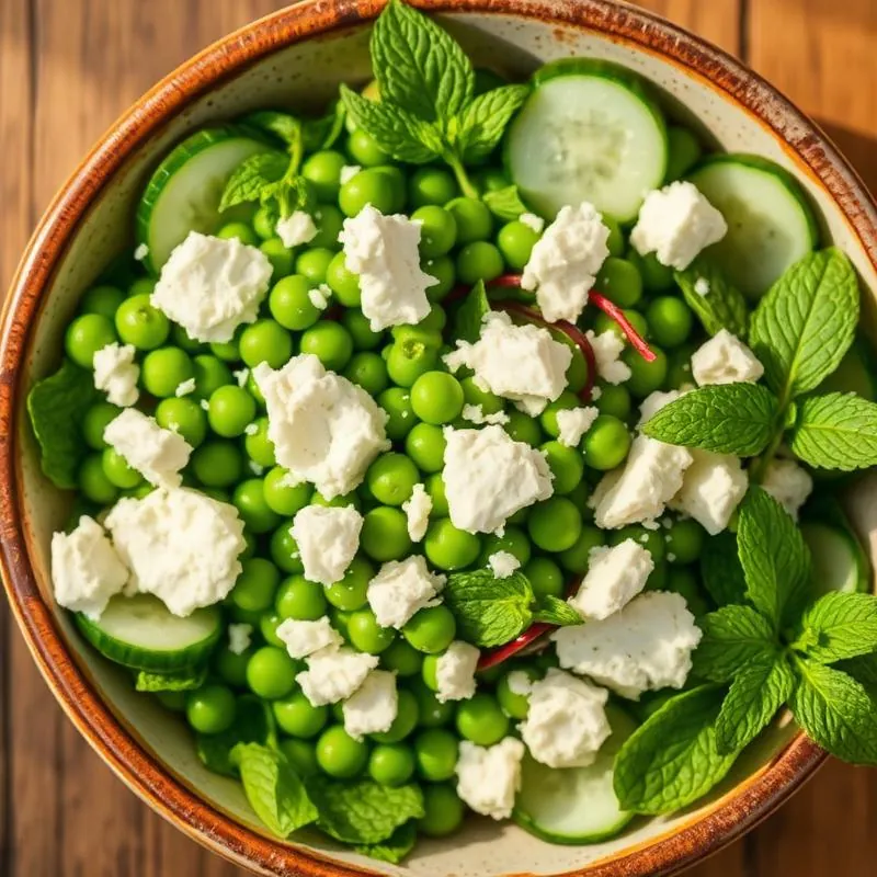 Fynsk sommersalat med rygeost